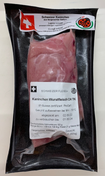 Kaninchen Muskelfleisch IP-Suisse 250g (Bauchlappen)