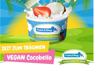 Frozen Joghurt CocoBello vegan Hundeglace