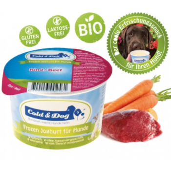 Frozen Joghurt BIO-Rind Hundeglace