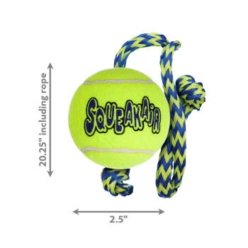 Preview: KONG SqueakAir Ball with Rope M