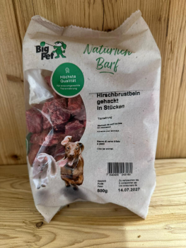 Hirschbrustbein gehackt lose 500g