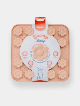 Preview: Yoomy Daisy Schleckmatte (Anti-Schling) Peach