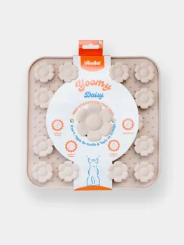 Preview: Yoomy Daisy Schleckmatte (Anti-Schling) Sand
