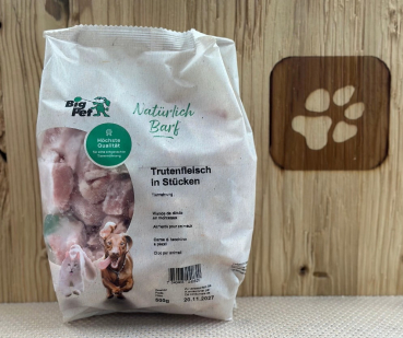 Preview: Trutenmuskelfleisch lose in Stücken 500g