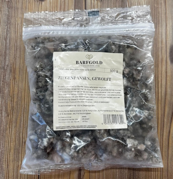 Ziegenpansen gewolft 500g Barfgold