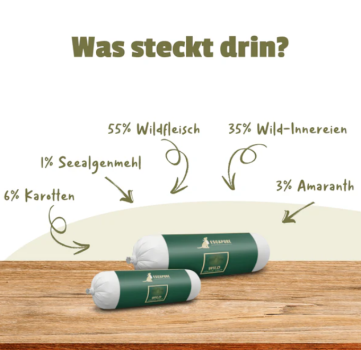 Preview: Escapure Wildwurst 400g