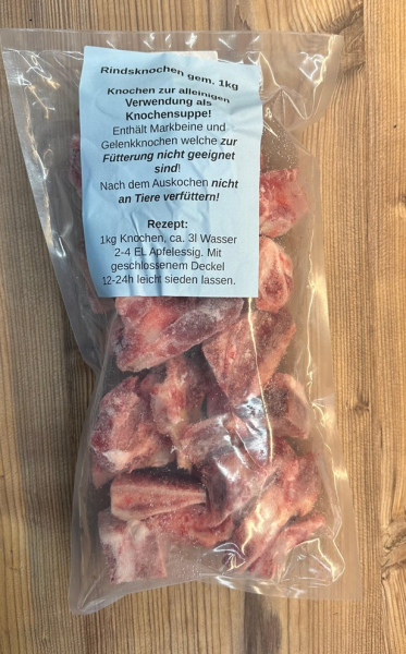 BIO-Rindsknochen für Knochenbrühe 1kg