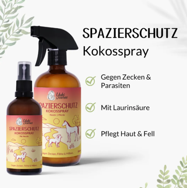 Kokos Zeckenspray Spazierschutz 100ml Yuki Cares