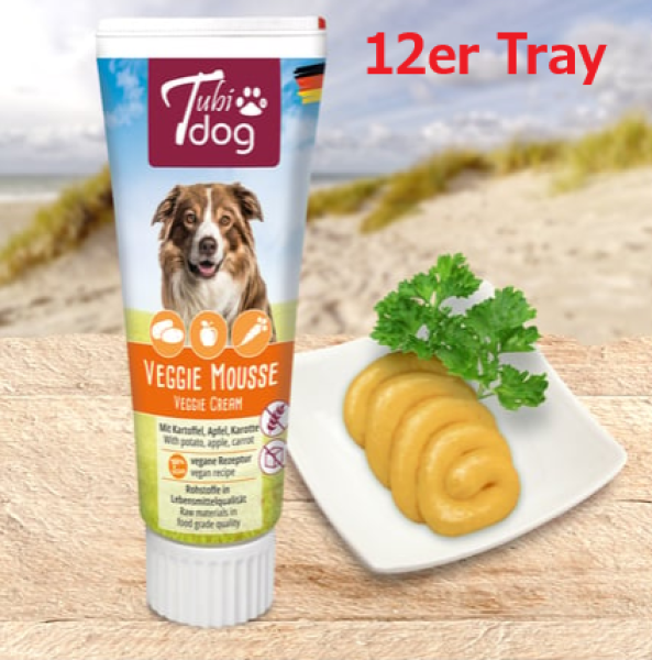 Tubi Dog VeggieMousse 12x 75g