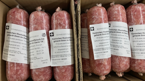 Kaninchen Muskelfleisch gehackt IP-Suisse 250g
