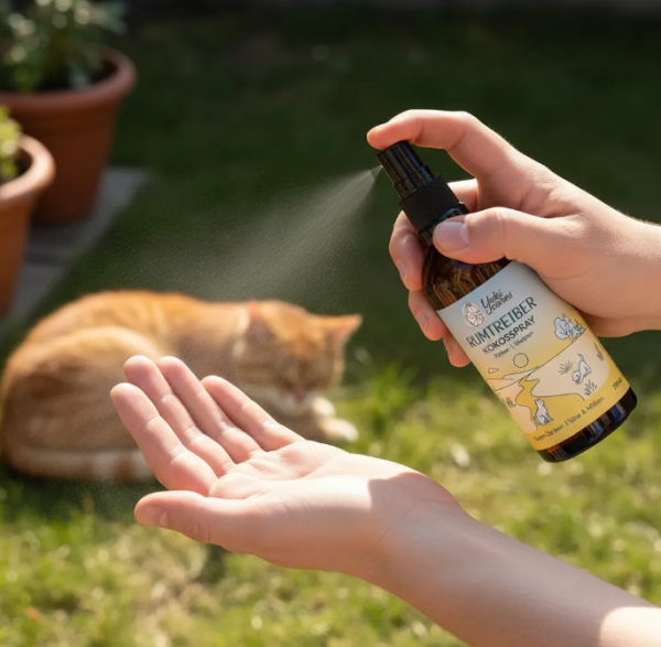 Kokos Zeckenspray "Rumtreiber" 100ml (Katzen, Welpen)