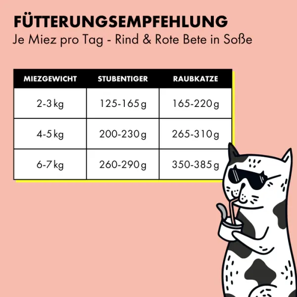 Strayz BIO Katzenfutter Rind & Rote Bete in Sosse 200g
