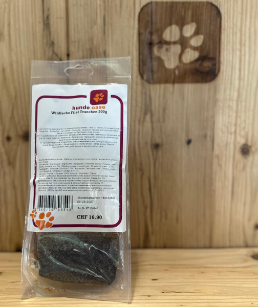 Hunde Oase Wildlachs Filet Tranchen 200g
