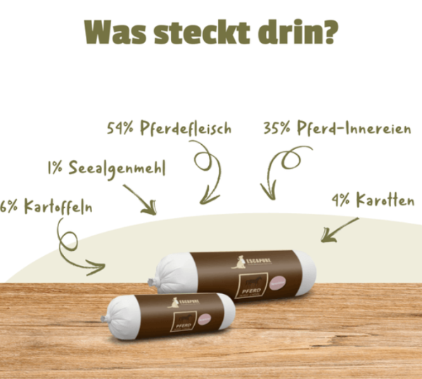 Escapure Pferde Wurst 400g