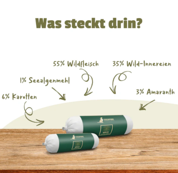 Escapure Wildwurst 800g