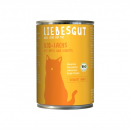 Liebesgut Katze Adult Bio Lachs m. Apfel & Karotte 200g